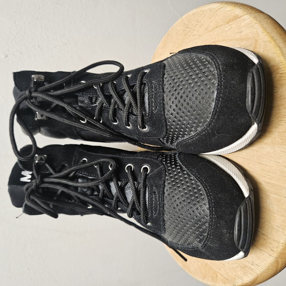 Black High-Top Sneakers